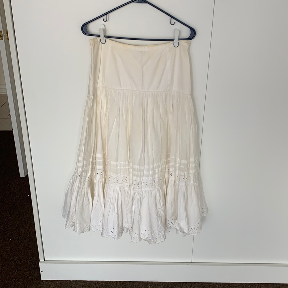 Gorgeous vintage Ralph Lauren cotton peasant skirt